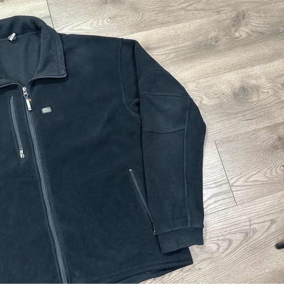 Vintage Lowe Alpine Polartec Fleece Jacket Technical Black Full Zip Mens Size XL - Picture 4 of 8